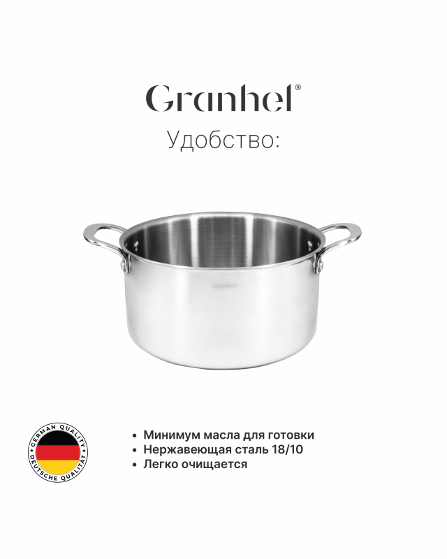 Кастрюля Granhel MIDO Series 20