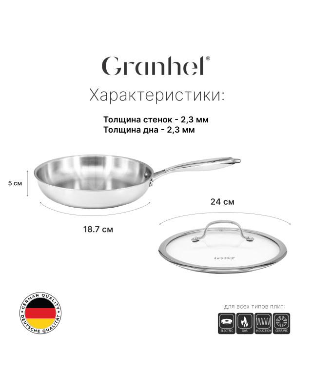 Сковорода Granhel MIDO Series 24