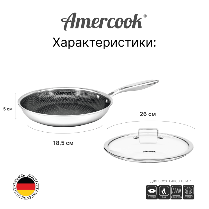 Сковорода Amercook Aristo Pro Series