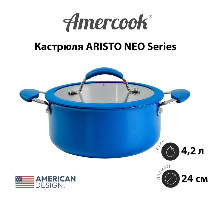 Кастрюля Amercook ARISTO NEO Series 24