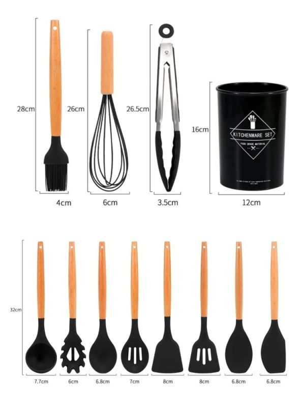 Набор поварёшек 12 PCS